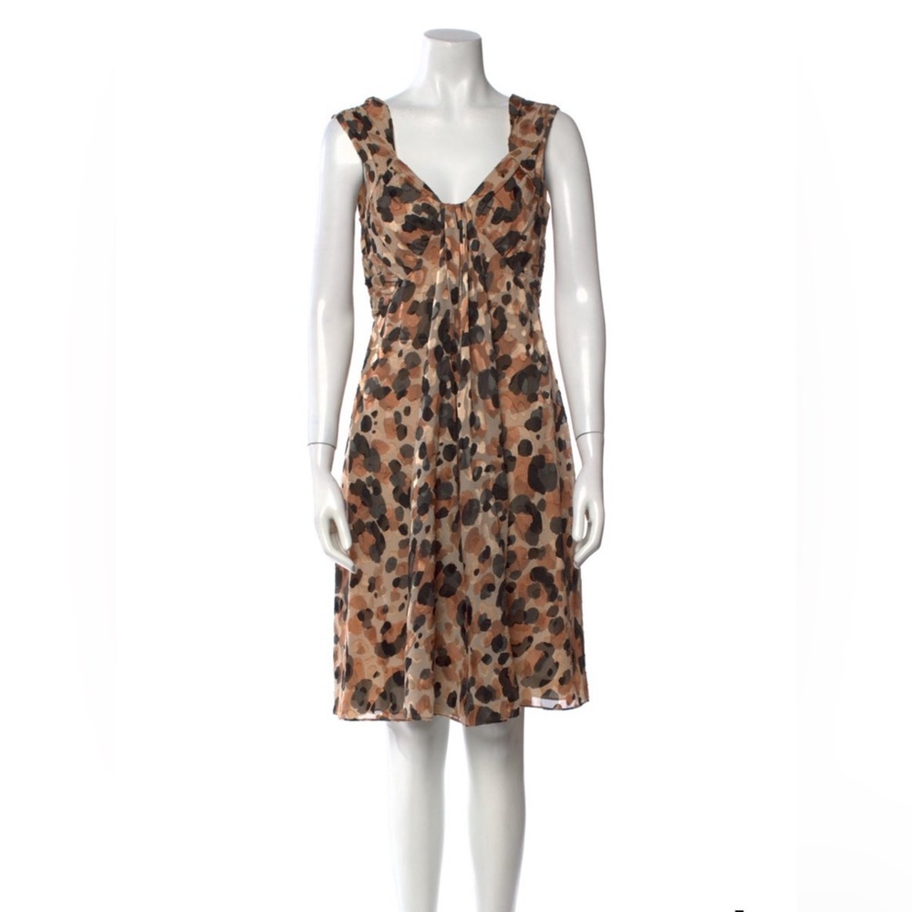 Moschino leopard sleeveless Dress 
never worn